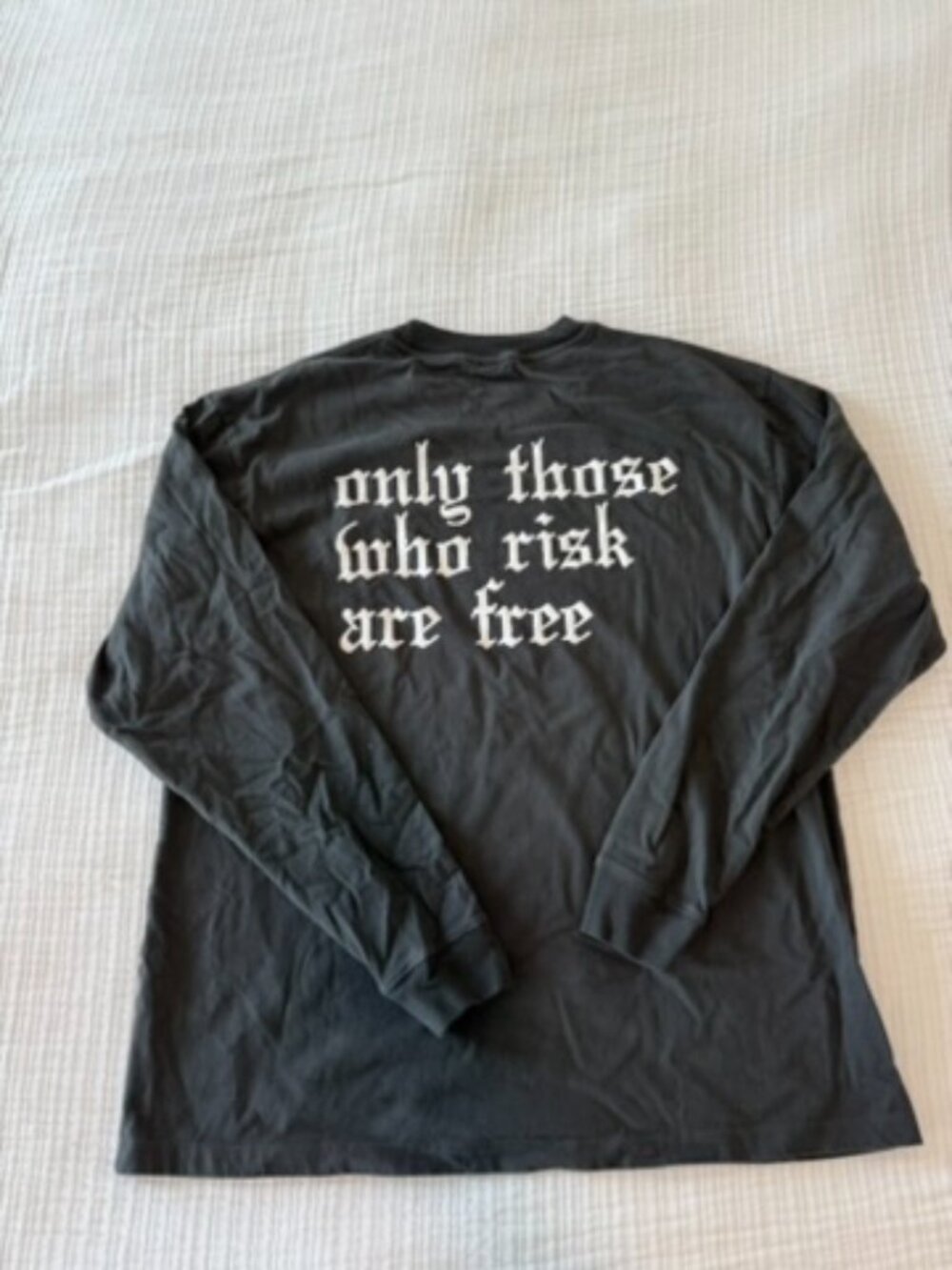 ASRV Heavyweight Long Sleeve Tee Faded Black Men's M DSG-0614